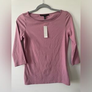 White House Black Market Pink Top